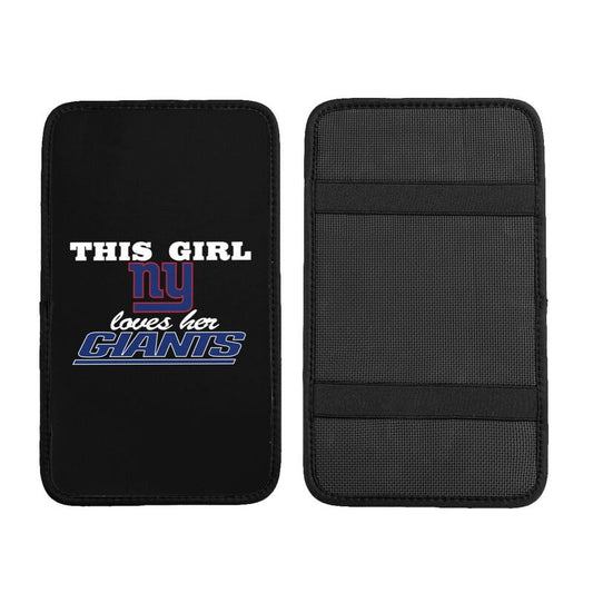 New York Giants Printing car center console pad car armrest protective cover