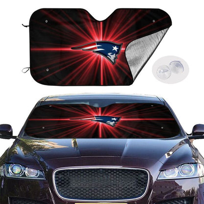 New England Patriots Print suitable for front Car windshield sunshades Car windshield sunshades