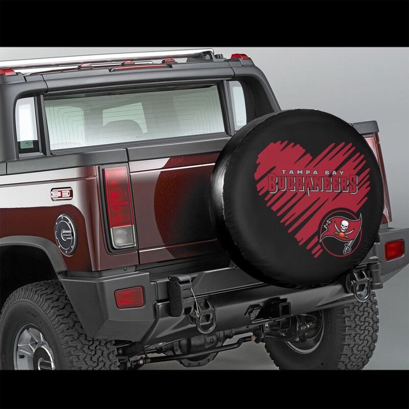 Tampa Bay Buccaneers Printed car spare tire dust protection cover tire protection cover