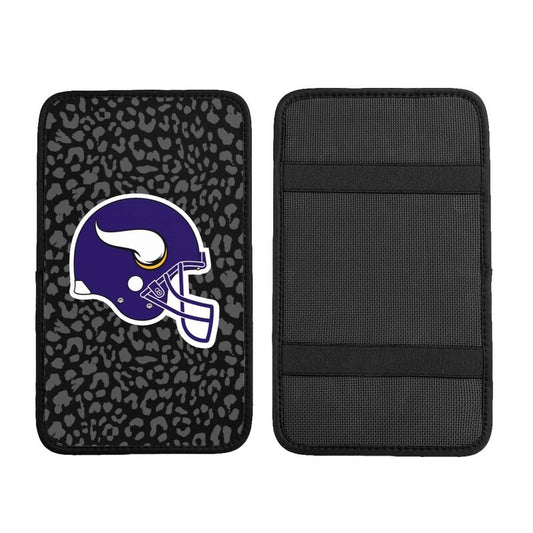 Minnesota Vikings print Car handrail box cushion Personalized car armrest cover