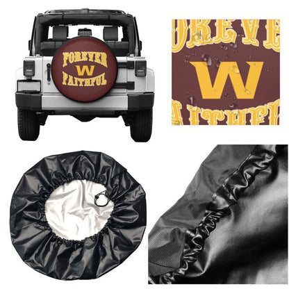 Washington Redskins Printing car spare tire dust protection cover tire protection cover