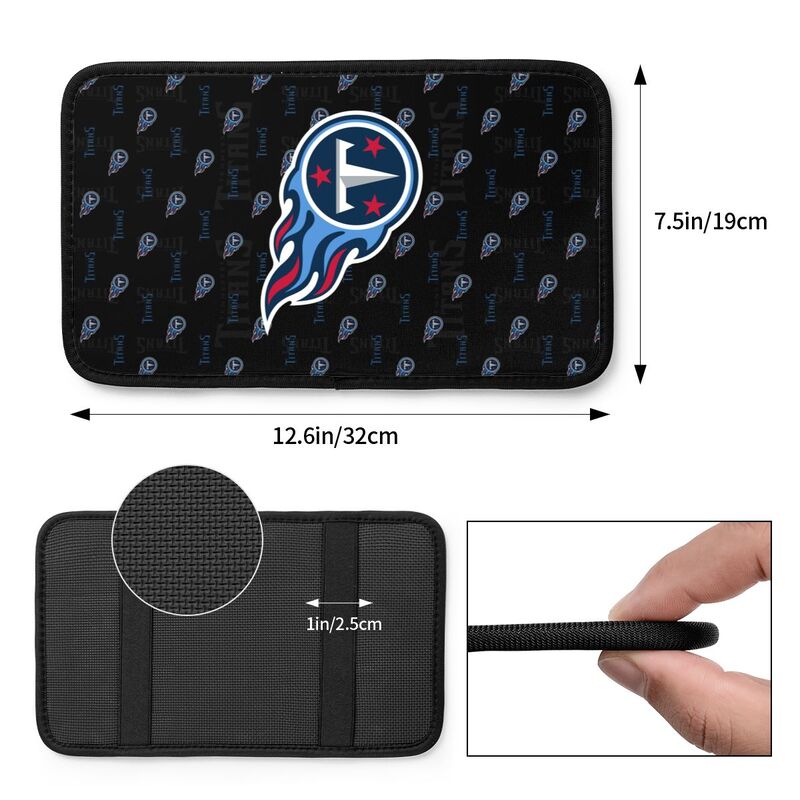 Tennessee Titans printed Car handrail cushion Personalized car armrest cover