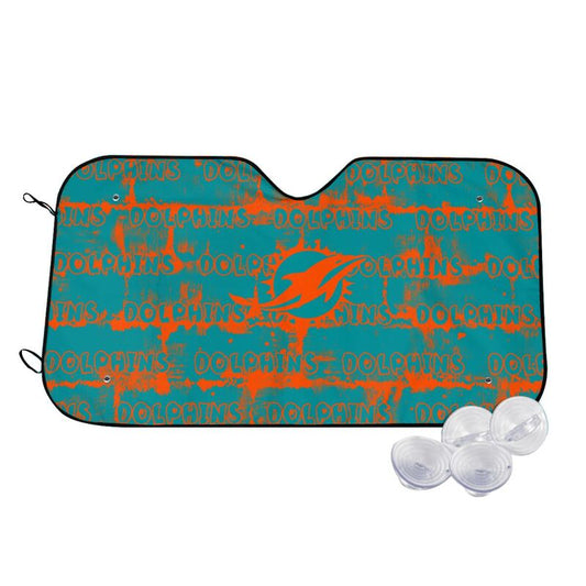 Miami Dolphins Printed front windshield sunshade car windshield sunshade (multi size)