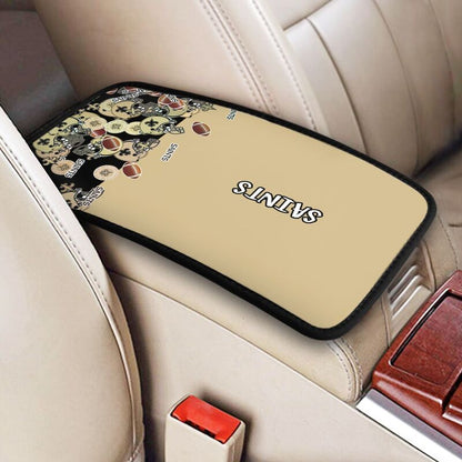 New Orleans Saints print Car center console armrest pad car armrest protective cover