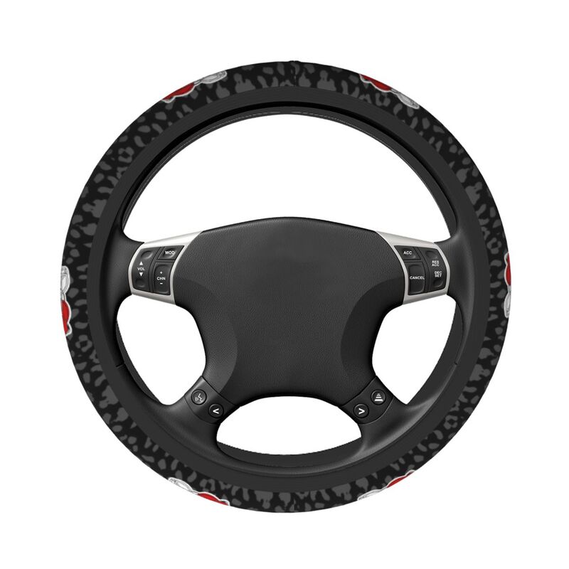 Kansas City Chiefs Printed elastic steering wheel cover car steering wheel protective cover