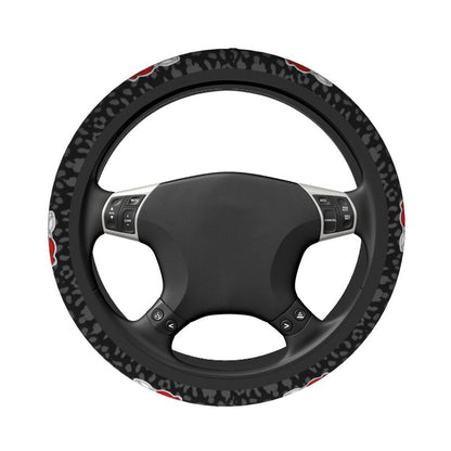 Kansas City Chiefs Printed elastic steering wheel cover car steering wheel protective cover