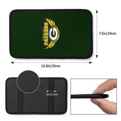 Green Bay Packers Printed car armrest box pad anti-abrasion pad