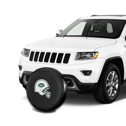 New York Jets 3 Car tire protective cover waterproof and dustproof tire cover