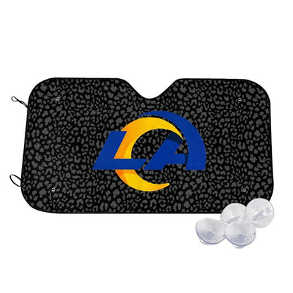 Los Angeles Rams 2 Printed Car windshield sunshades is suitable front Car windshield sunshades