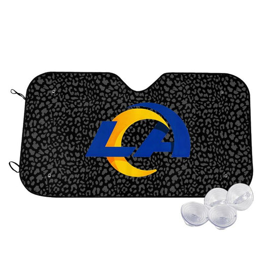 Los Angeles Rams 2 Printed Car windshield sunshades is suitable front Car windshield sunshades