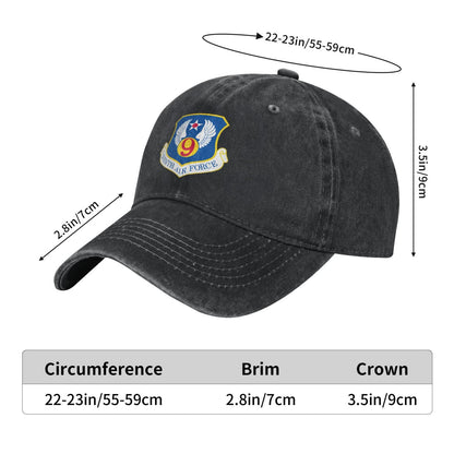Ninth Air Force-Emblem (Cold War) Printed unisex baseball cap adjustable cap veteran gift