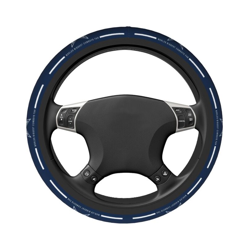 Dallas Cowboys 5 Printed elastic steering wheel cover anti slip breathable