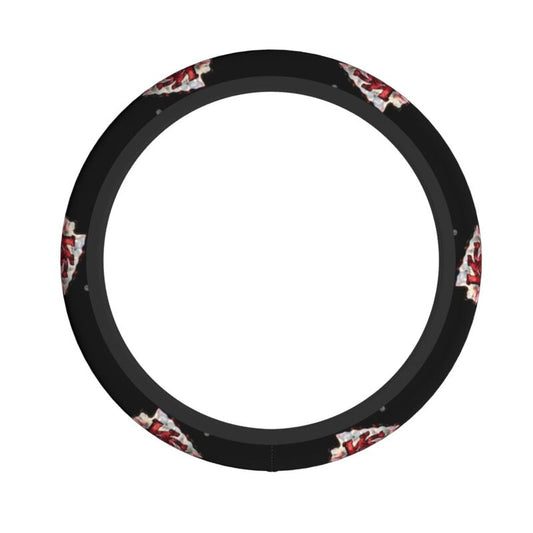 Kansas City Chiefs 1 Printed car anti-skid cover elastic steering wheel cover
