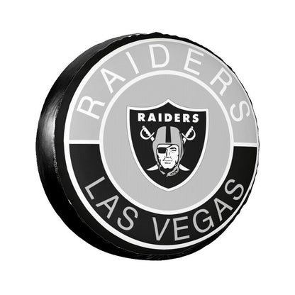 Las Vegas Raiders Printed tire protection cover car spare tire dust protection cover