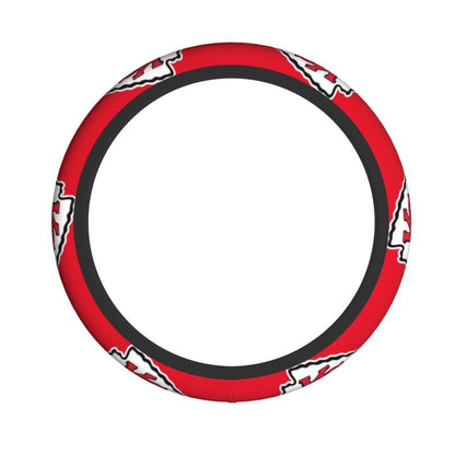 Kansas City Chiefs 2 Printed breathable elastic steering wheel cover