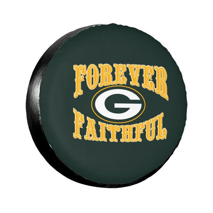Green Bay Packers Printing car spare tire dust protection cover tire protection cover