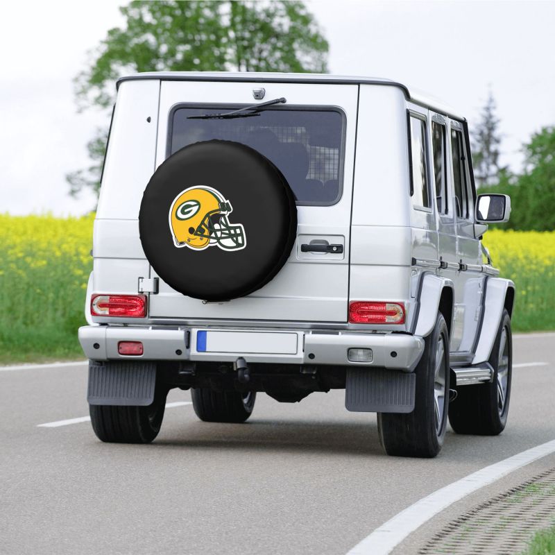 Green Bay Packers Car tire protective cover waterproof and dustproof tire cover