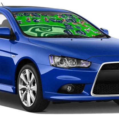 Seattle Seahawks Print multiple sizes car windshield sunshade panel car windshield sunshade cover