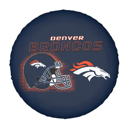 Denver Broncos Print car tire protection cover car spare tire dust protection covers