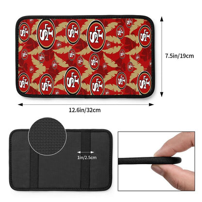 San Francisco 49ers printing Center console armrest pad car armrest protective cover car