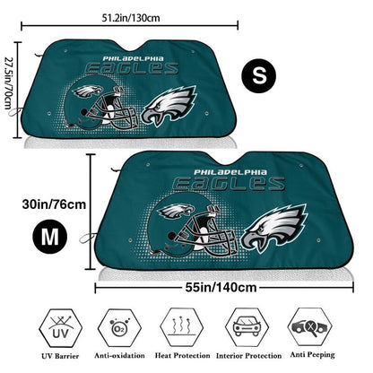 Philadelphia Eagles Printing Car windshield sunshades is suitable car front windshield sunshades
