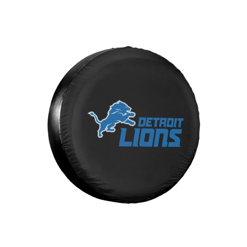 Detroit Lions 3 Car tire protective cover waterproof and dustproof tire cover