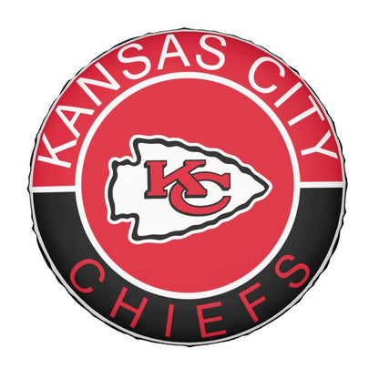 Kansas City Chiefs Printed tire protection cover car spare tire dust protection covers