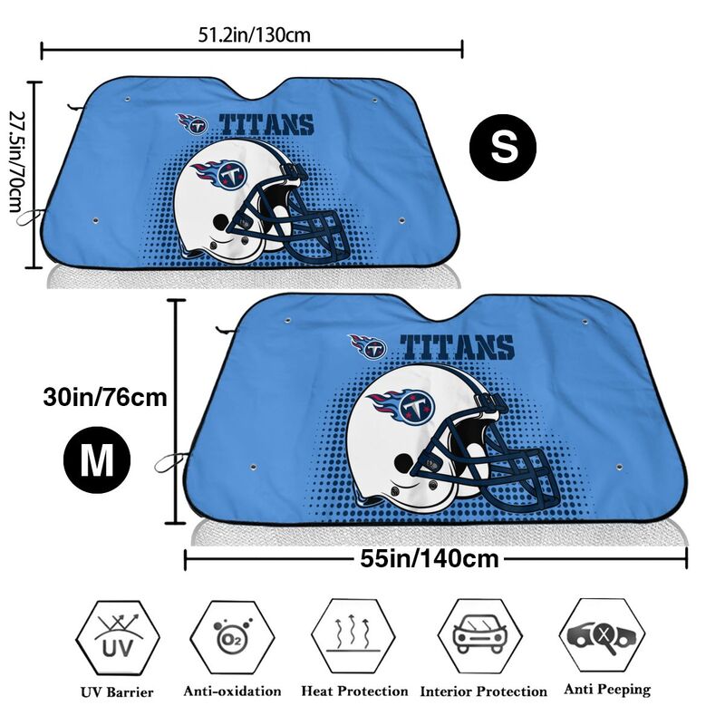 Tennessee Titans Printing car front windshield sunshade car windshield sunshade multi size