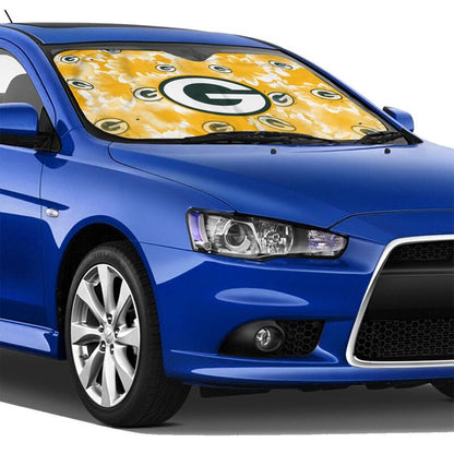 Green Bay Packers Printed multi size car front windshield sunshade car windshield sunshade