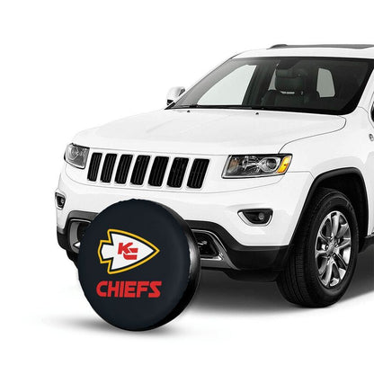 Kansas City Chiefs 6 Printing tire protection cover car sun protection tire protection covers