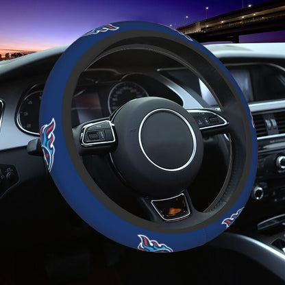 Tennessee Titans 2 Printed breathable elastic steering wheel protective cover