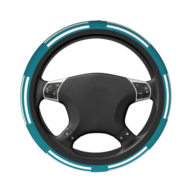 Miami Dolphins 1 Printed breathable elastic steering wheel anti slip cover