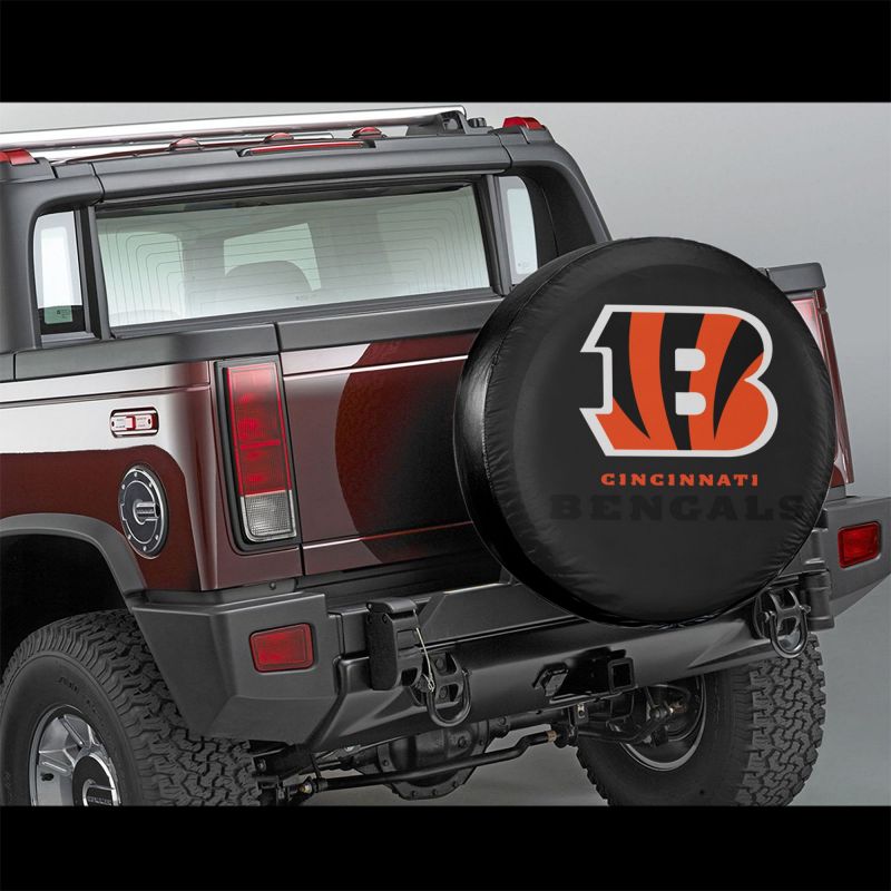Cincinnati Bengals Car tire protection cover spare tire waterproof and dustproof cover