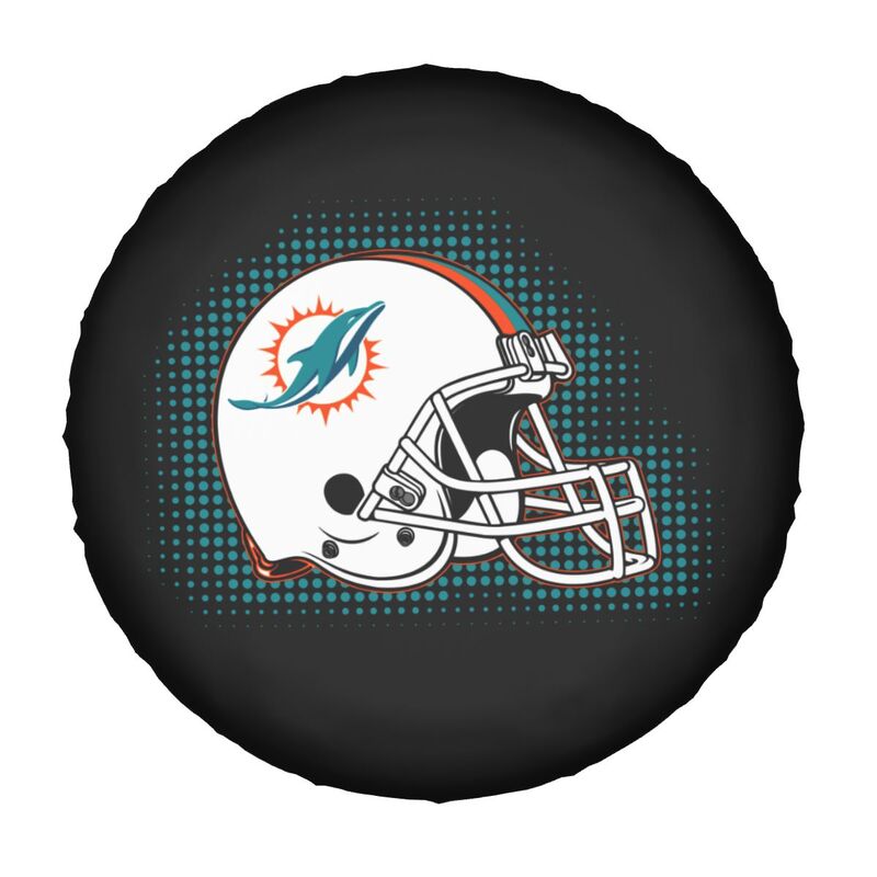 Miami Dolphins Printing tire protection covers car sun protection tire protection cover
