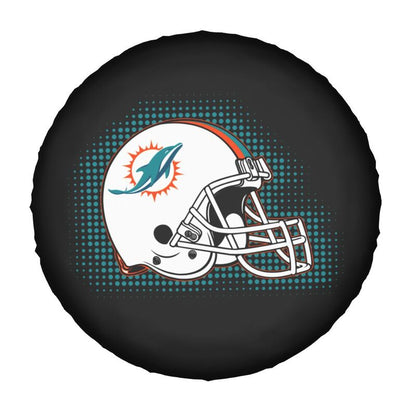 Miami Dolphins Printing tire protection covers car sun protection tire protection cover