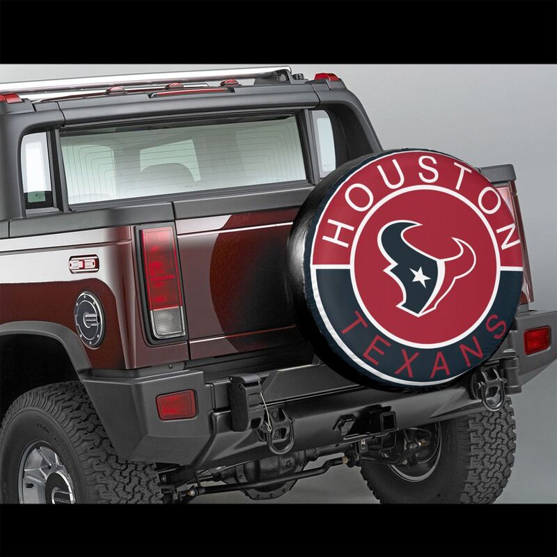 Houston Texans Printed tire protection cover car spare tire dust protection covers