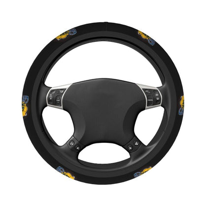 Pittsburgh Steelers 3 Printed elastic steering wheel cover anti slip breathable