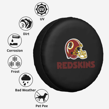Washington Redskins 3 Car tire protective cover waterproof and dustproof tire cover