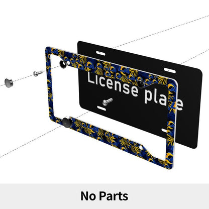 Los Angeles Rams Print Car license plate frame four hole license plate holder (one pair)