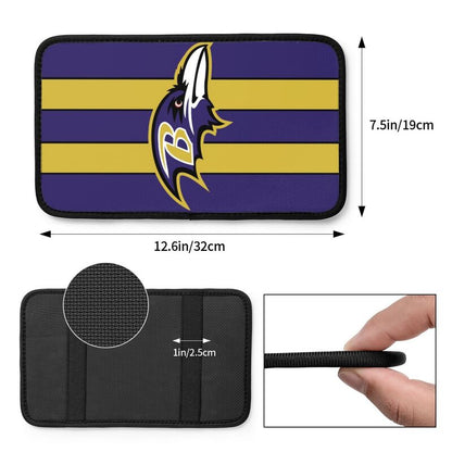 Baltimore Ravens Printed car armrest box pad anti-abrasion pad
