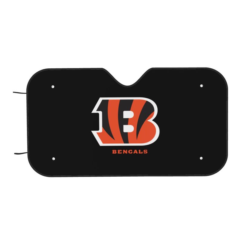 Cincinnati Bengals 2 Print Car windshield sunshades is suitable for front Car windshield sunshades