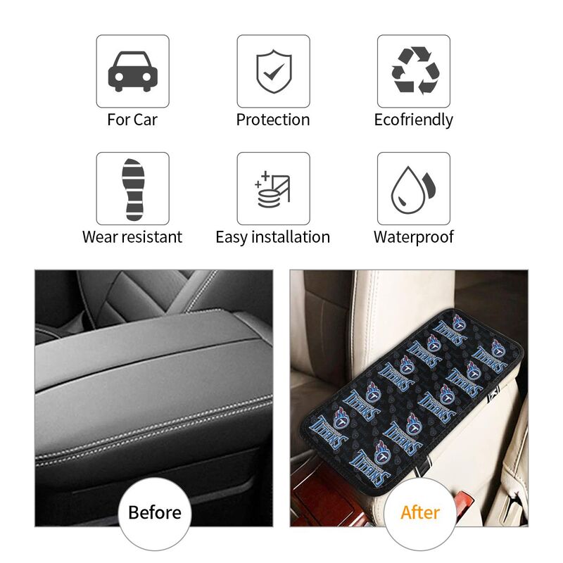 Tennessee Titans Protective pad for armrest box of printing vehicle
