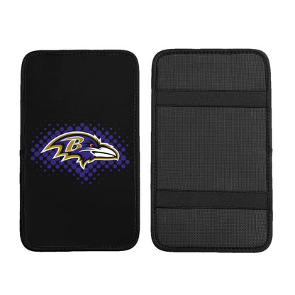 Baltimore Ravens Printed car armrest box cushion armrest protective cover
