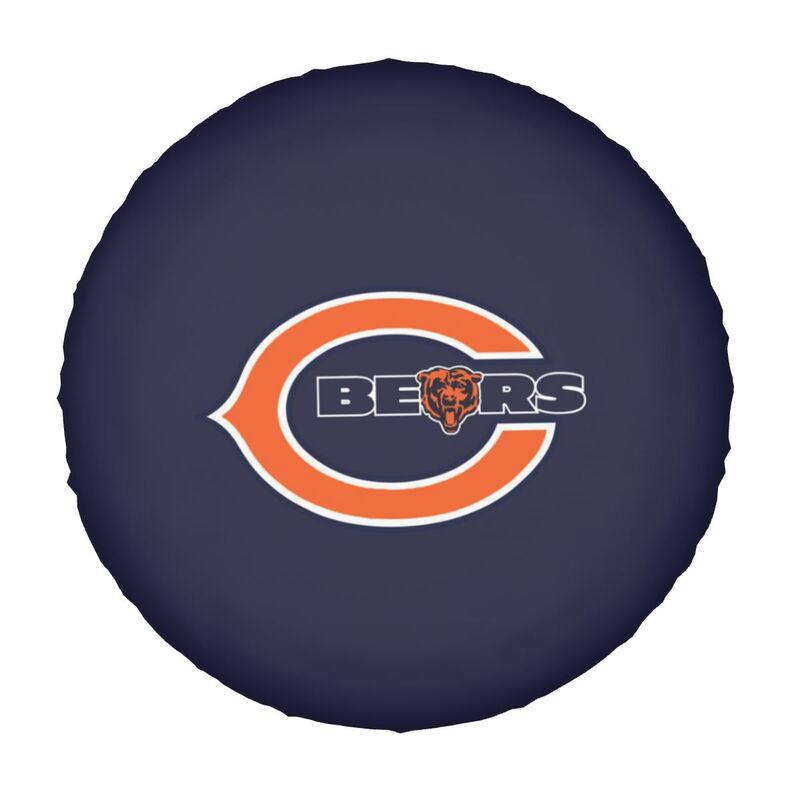 Chicago Bears 3 Print tire protection covers car sunscreen tire protection covers