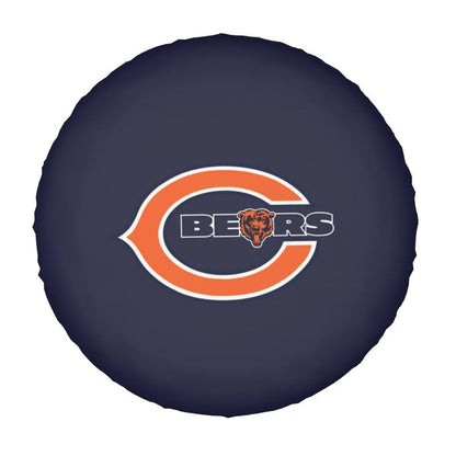 Chicago Bears 3 Print tire protection covers car sunscreen tire protection covers