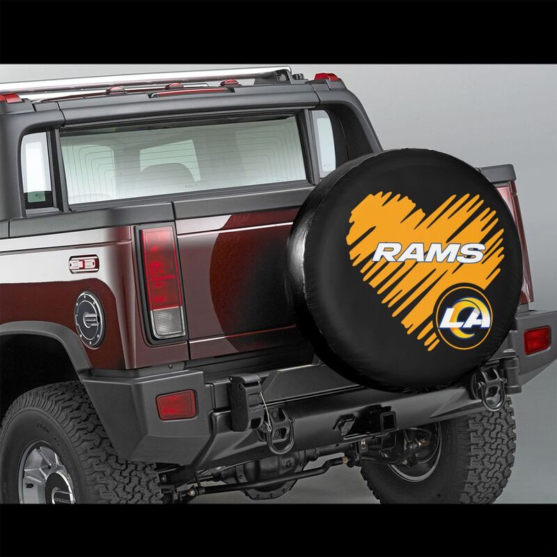 Los Angeles Rams Printed car spare tire dust protection cover tire protection cover