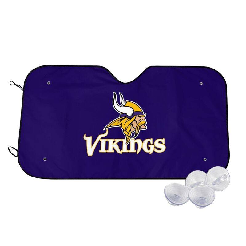 Minnesota Vikings Print Car windshield sunshades suitable for front Car windshield sunshades