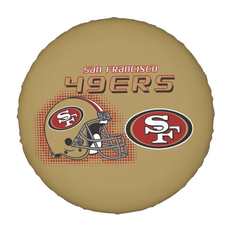 San Francisco 49ers Print car tire protection cover car spare tire dust protection covers