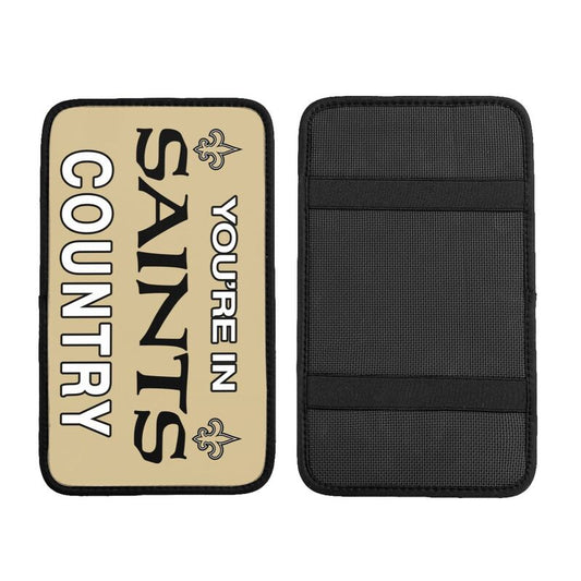 New Orleans Saints Printed car armrest box pad elbow support pad