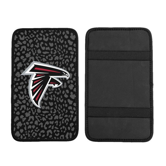 Atlanta Falcons print Car handrail box cushion Personalized car armrest cover